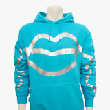 Lipliner Sweater in Metallic Silver