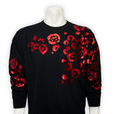 Cool Cat Sweater in Metallic Red