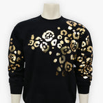 Cool Cat Sweater in Metallic Gold