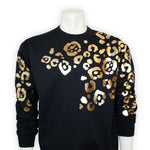 Cool Cat Sweater in Metallic Gold