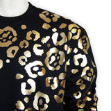 Cool Cat Sweater in Metallic Gold
