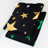 Superstars Sweater in Metallic Gold