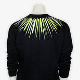 Ink in Neon and White Sweater