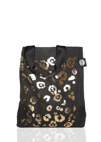 Shopper Bag - Cool Cat  in Gold